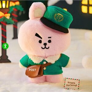 bt21 holiday cooky standing doll plush